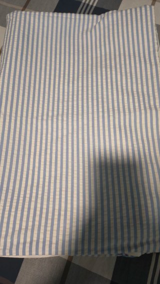 Funda Nórdica Cama 90 Rayas Azul y Blanco