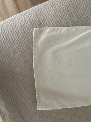 Pantalón Zara Beige Ancho Botones