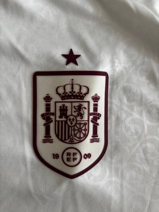 Camiseta Adidas España Oro/Blanco