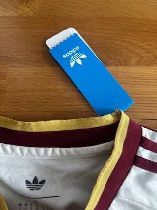 Camiseta Adidas España Oro/Blanco