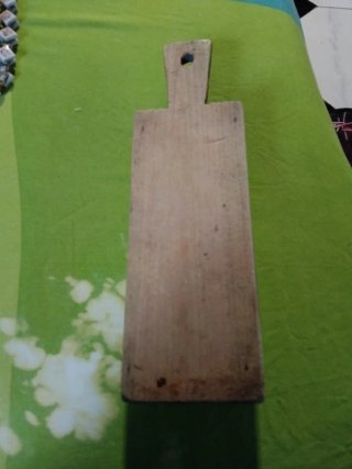 Rallador antiguo de madera y metal