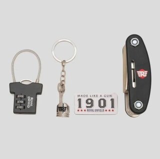 Set Royal Enfield: Depósito, Candado y Herramienta