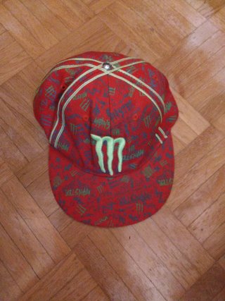 Gorra Monster Energy Roja y Verde