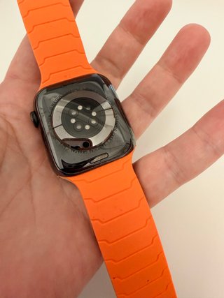Correa iWatch 44 Gris Naranja