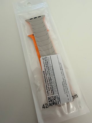 Correa iWatch 44 Gris Naranja