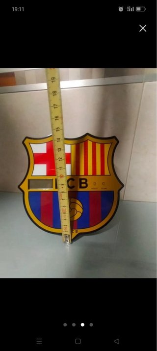 Radio Reloj FCB Multicolor