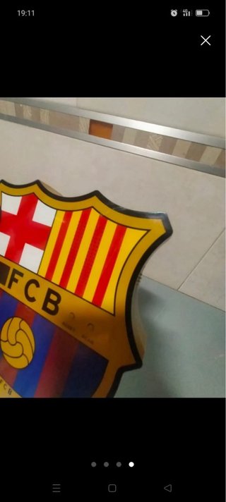 Radio Reloj FCB Multicolor