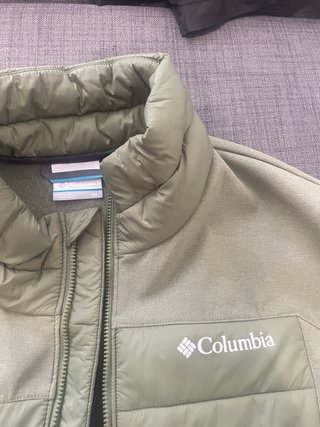 Chaqueta Columbia acolchada verde