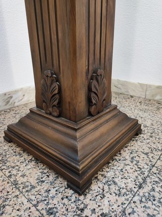 Columna Pedestal Madera Estilo Clásico 120cm