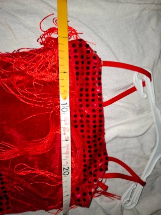 Disfraz Charleston Rojo 3-4 años
