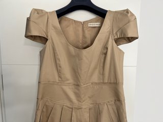 Vestido Beige Talla 44 Purificación García