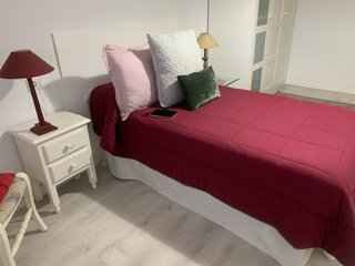 Mueble TV madera y cristal