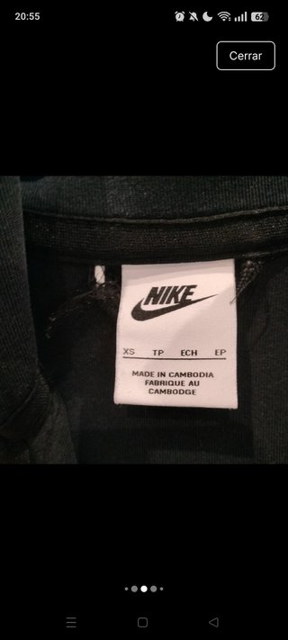 Sudadera Nike Tech Gris y negro