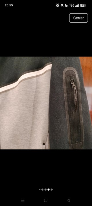 Sudadera Nike Tech Gris y negro