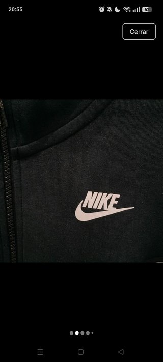 Sudadera Nike Tech Gris y negro