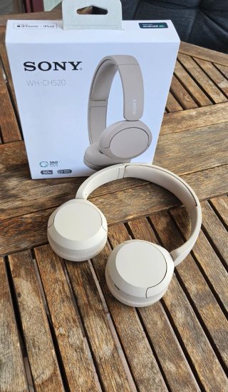 Auriculares Sony WH-CH520 Beige