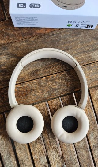 Auriculares Sony WH-CH520 Beige