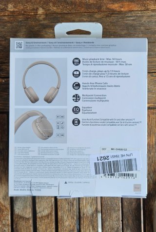Auriculares Sony WH-CH520 Beige