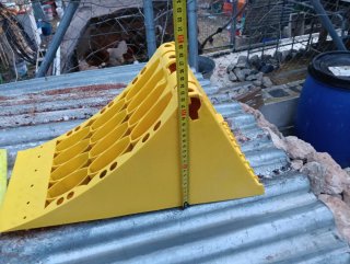 Calzos para camiones (amarillo)