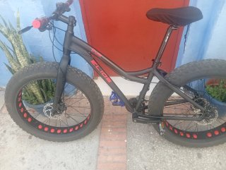 Bicicleta Fat Bike ELIOS Negra