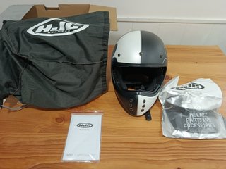 Casco Moto HJC V60 Talla XL Negro 1300g