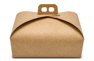 12 scatole torta bio avana 27x27x7 cm