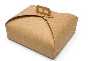 12 scatole torta bio avana 27x27x7 cm