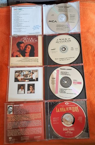 4 CDs B.S.O. films drama romántico