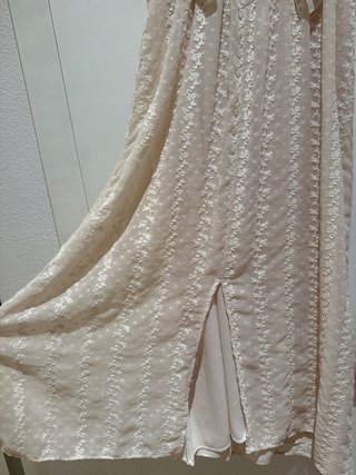 Vestido Zara Beige