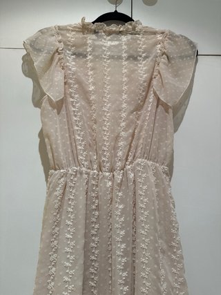 Vestido Zara Beige