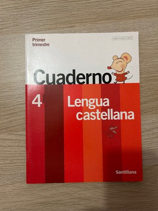 Cuaderno Lengua castellana, 4 Primaria Proyecto...