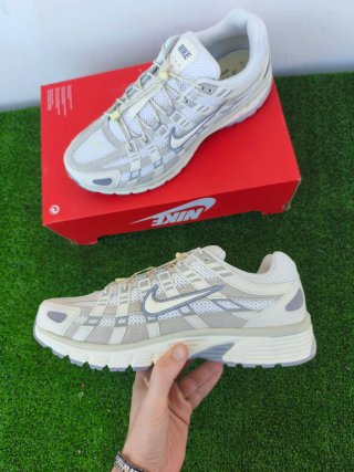 Nike P-6000 Premium Grigio Bianco
