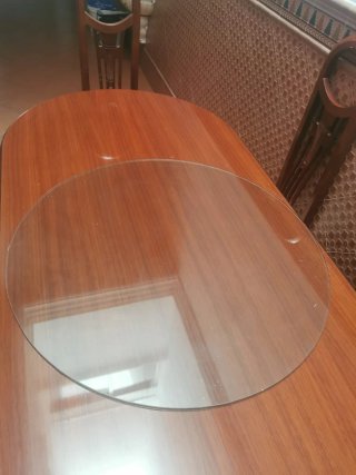Cristal redondo para mesa