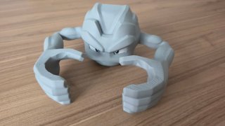 Geodude Porta Mandos Xbox Gris 3D