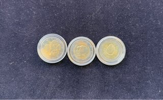Paises Bajos Coleccion 3 Monedas 2€ en UNC