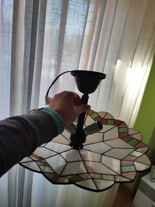 Lámpara de techo tipo Tiffany