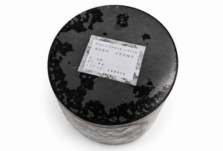 64 dischi torta liscio nero cromo 20 cm