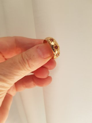 Anillo Goldfield Granates Oro