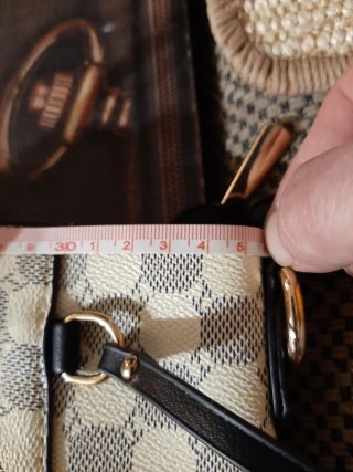 Bolso de mano con estampado de cuadros