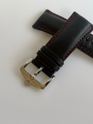 Cinturino Armada 28mm Nero Rosso