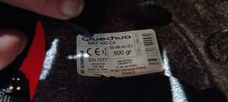 Casco de esquí infantil Quechua rojo