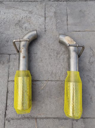 Colas de escape cromadas