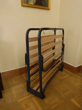 Cama Plegable Metal y Madera