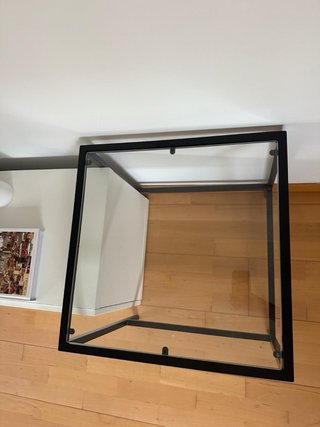 Mesa Nido Ikea VITTSJÖ Cristal/Metal