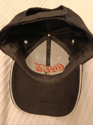 Gorra Coca-Cola Zero Bordada Negra