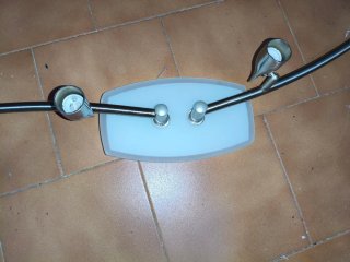 Lámpara LED Óculos Inox Orientable