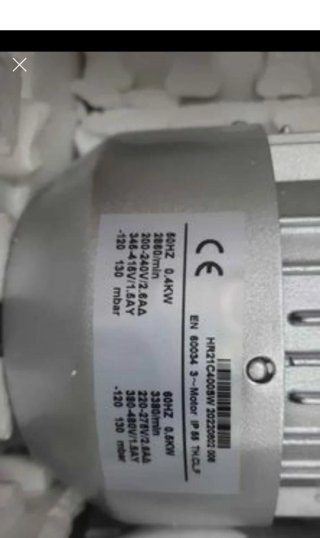 Soplador 400W Trifásico HR21C400SW