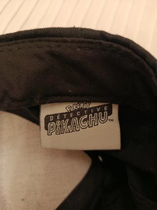 Gorra Detective Pikachu Pokémon Negra
