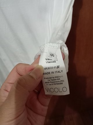 Canotta bianca VICOLO