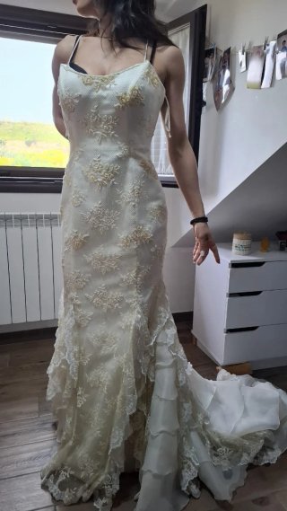 Abito da sposa vintage pizzo